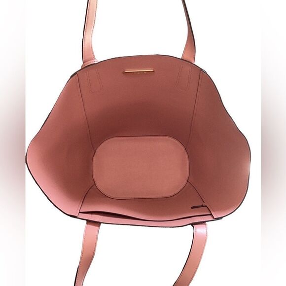 MICHAEL KORS NWT PORTIA SUNSET ROSE PINK LARGE LEATHER TOTE BUCKET SHOULDER BAG - Picture 10 of 10